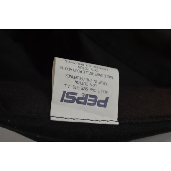 Pepsi Snapback Adjustable Promo Hats x 2 100% Cotton Ballcap Embroidered - Picture 8 of 12